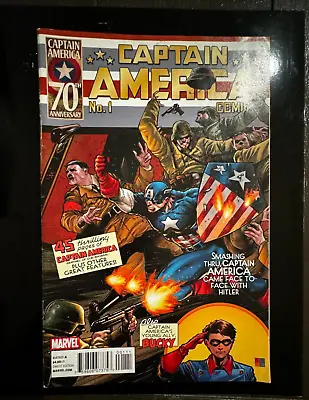 Buy CAPTAIN AMERICA COMICS #1,  70TH ANNIVERSARY 2011 Face To Face With Hitler • 11.79£