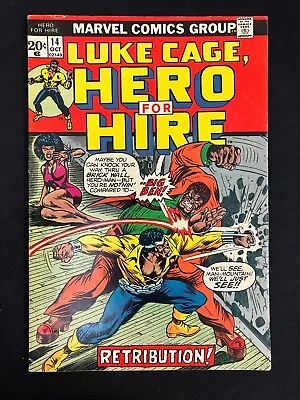 Buy Luke Cage HERO FOR HIRE #14 (Marvel 1973) Origin Retold! 1st Big Ben Donovan! • 6.35£