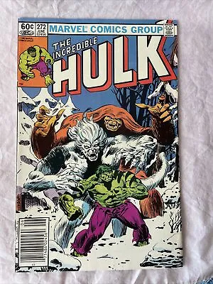 Buy The Incredible Hulk #272 Marvel Comics (1982) Wendigo  • 19.19£