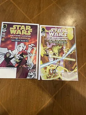 Buy Star Wars Clone Wars Adventures Free Comic Book Day Lot 2 1st Grievous • 23.83£