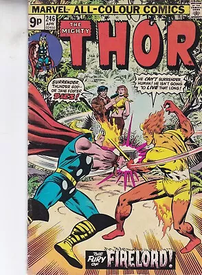 Buy Marvel Comics The  Mighty Thor Vol. 1 #246 April 1976 Reader Copy Fast P&p • 6.99£