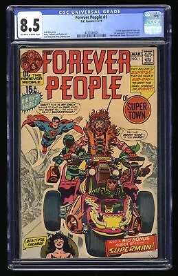 Buy Forever People (1971) #1 CGC VF+ 8.5 1st Full Appearance Darkseid! Jack Kirby! • 166.02£