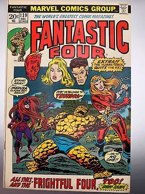 Buy Fantastic Four #129 1st Appearance Of Thundra  Very Fine+ Nice Dust Shadows Back • 39.98£