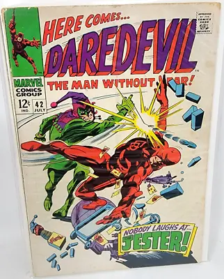 Buy Daredevil #42 Jester 1st Appearance *1968* 5.5 • 20.47£