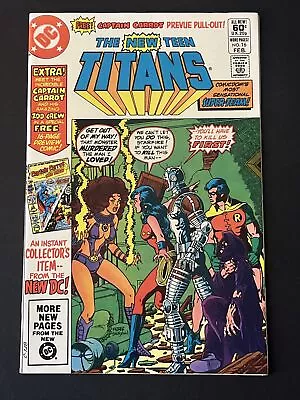 Buy New Teen Titans #16 1st App Of Captain Carrot 1982 VF DC Comics • 11.03£