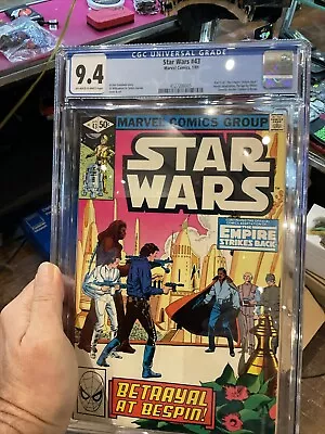 Buy Star Wars #43 CGC 9.6 WHITE Pages 1st Appearance Of Lando Calrissian Marvel 1981 • 59.30£