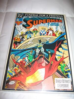 Buy Superman #76 Funeral For A Friend 4 Vol 2 1987 Series DC Comic Book Feb 1993 • 9.45£