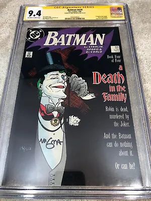 Buy Batman 429 CGC SS 9.4 Mike Mignola Signed Iconic Joker Classic 1/1989 • 223.77£