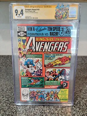 Buy Avengers Annual #10 CGC SS 9.4 1st Appearance Rogue 1981 Signed By AL Milgrom  • 265.37£