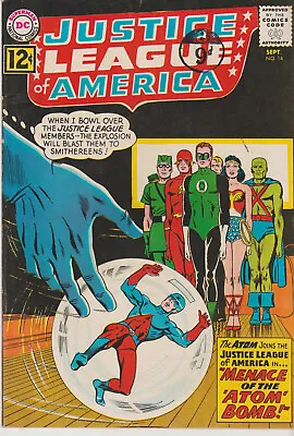 Buy ### Dc Comics Justice League Of America #14 Sept 1962 Atom Joins F/vf (7.0) ### • 85£