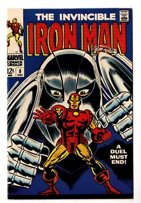 Buy Iron Man #8,  A Duel Must End! , 1968, Origin Of Whitney Frost,  HIGHER GRADE • 505.10£