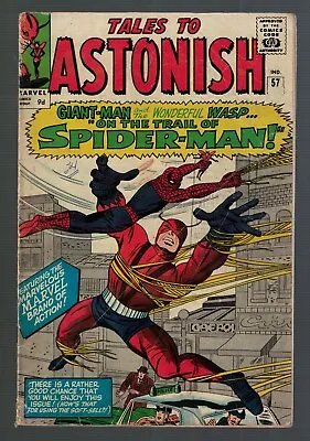 Buy Marvel Comics Tales To Astonish 57 Giant-man Va Spiderman VGF 5.0 • 126.55£