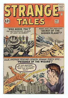 Buy Strange Tales #102 VG+ 4.5 1962 • 120.09£