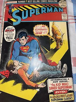 Buy Superman #253 DC Comic Book June 1972 Silver Age The Kid Who Saved Superman GD • 9.46£
