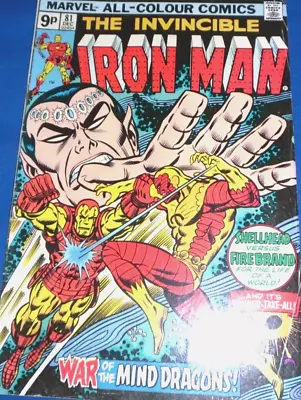 Buy IRON MAN 81#  Bronze Age Comic Marvel 75 ICONIC COMIC AND ONLY £7.99 - MID GRADE • 7.99£