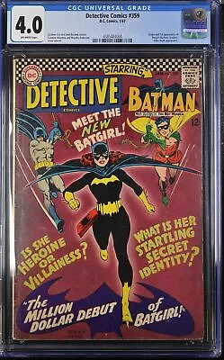 Buy Detective Comics #359 CGC 4.0 Off-White Pages • 387.40£