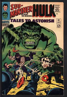 Buy Tales To Astonish #81 6.5 // 1st Appearance Of Boomerang Marvel 1966 • 57.91£