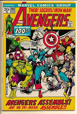 Buy Avengers #100 F (1972) Read Description. Hawkeye, Iron Man, Hulk, Vision. • 44.77£