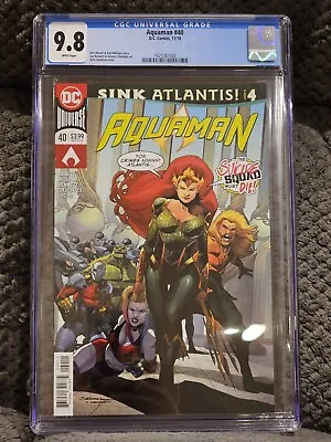 Buy Aquaman #40 DC 2018 Sink Atlantis Part 4 Rafa Sandoval Cover Only One CGC 9.8!!! • 104.32£