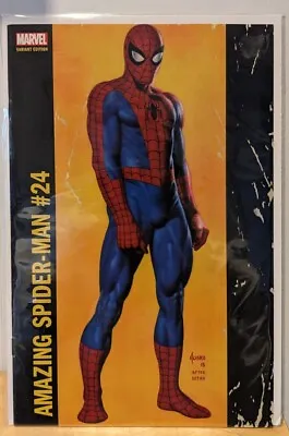 Buy Amazing Spider-Man #24 Joe Jusko Corner Box Variant Cover Marvel Comics • 7.99£