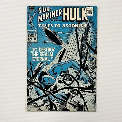Buy Tales To Astonish  Sub-Mariner & The Hulk #98 1967 FN+ Cent Copy • 30£
