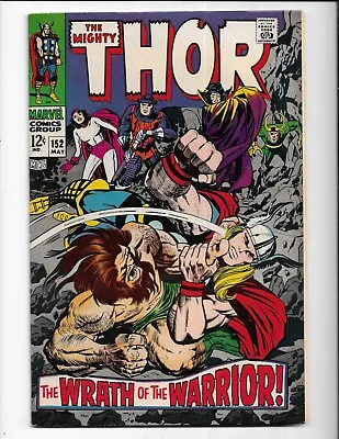 Buy Thor 152 - F 6.0 - Inhumans - Loki - Balder - Odin - Ulik (1968) • 20.26£
