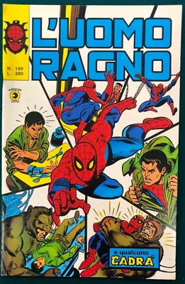 Buy AMAZING SPIDER-MAN #169 (1976) Italian Marvel Comic Man-Wolf Kraven DD VG+ • 19.85£