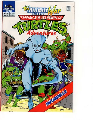 Buy Teenage Mutant Ninja Turtles Adventures #54 1993 - Archie • 15.99£