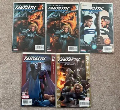 Buy Ultimate Fantastic Four #21 22 30 31 Variant (Marvel, October 2005) Zombies Lot • 51.37£