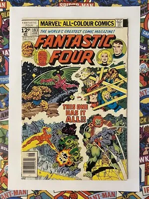 Buy Fantastic Four #183 - Jun 1977 - Mad Thinker Appearance! - Fn+ (6.5) Pence Copy • 7.99£