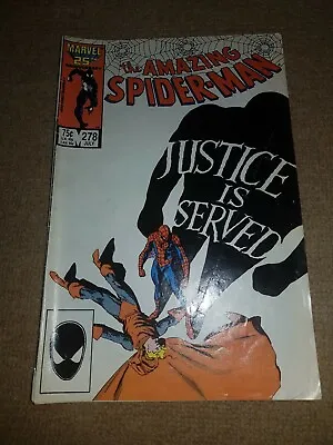 Buy Marvel Comics The Amazing Spider-Man Number 278 - July  1986 - Original • 10.40£
