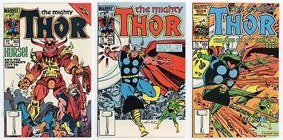 Buy Thor #363 365 366 NM Set 1st Transform 1st Full App Throg 1st Cover 1986 Marvel • 55.50£