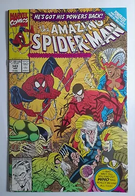 Buy 1991 Amazing Spiderman 343 NM.First Cameo App.Cardiac.Marvel Comics • 17.11£
