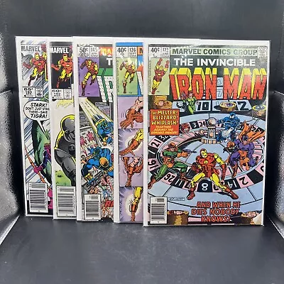 Buy Invincible IRON MAN Lot Of 5 Issue #’s 123 126 145 192 & 193 (B58)(27) • 15.98£