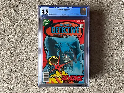 Buy Detective Comics #474 CGC 4.5 1977 2nd Appearance Of Deadshot DC Key Nice Piece! • 63.32£