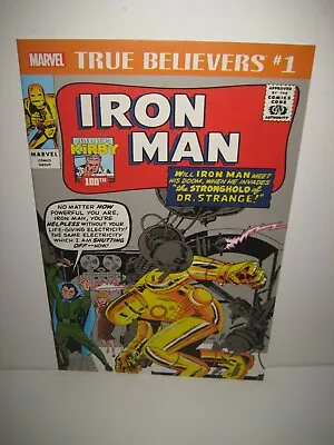 Buy True Believers Iron Man #1 Reprints Tales Of Suspense #40 #41 Jack Kirby 2017 • 6.27£
