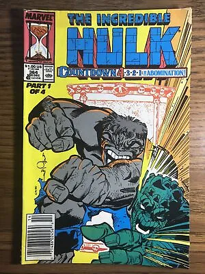 Buy The Incredible Hulk 364 Newsstand 1st App Madman Abomination Marvel Comics 1989 • 4.70£