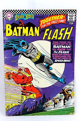 Buy Brave And The Bold #67 Batman & The Flash Speed Boys 1966 DC Comics FR/G- • 6.91£
