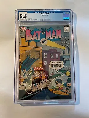 Buy Batman #108, CGC 5.5, 1957 DC Comics • 474.36£