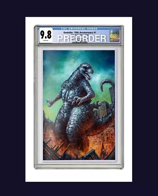 Buy Godzilla 70th Anniversary #1 CGC 9.8 PREORDER Johnny Desjardins Virgin Variant   • 79.05£