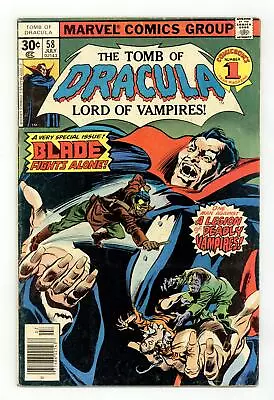 Buy Tomb Of Dracula Mark Jewelers #58MJ GD/VG 3.0 1977 • 19.99£