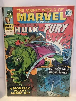 Buy Mighty World Of Marvel Featuring Incredible Hulk #260 Marvel UK Magazine • 2.50£