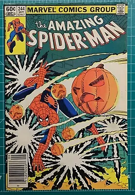 Buy Amazing Spider-Man 244 :: 3rd App Hobgoblin :: John Romita Art :: Marvel 1983 • 14.22£