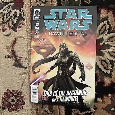 Buy STAR WARS DAWN OF THE JEDI FORCE STORM -Dark Horse Stand Edition Comic • 99.94£