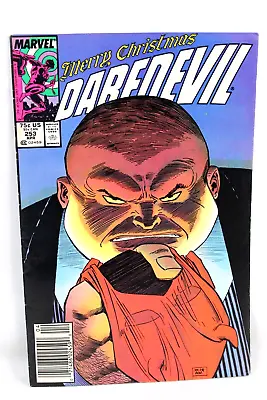 Buy Daredevil #253 Merry Christmas Kingpin UPC Newsstand 1988 Marvel Comics G/G+ • 3.68£