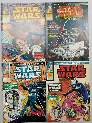 Buy Star Wars Weekly #66 #67 #68 #69 Marvel UK 1979 Comic Magazines • 39.52£