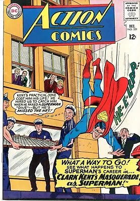Buy Action Comics   # 331    FINE VERY FINE     Dec.  1965   Swan, Klein Cover & Art • 39.51£