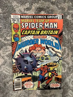 Buy Marvel Team-Up #66 Byrne 2nd U.S. Captain Britain 1st Full Arcade Spider-Man • 7.90£