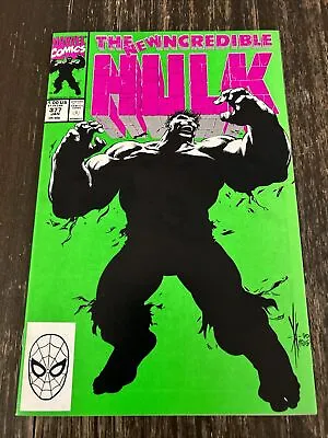 Buy Marvel Incredible Hulk 377 1st Professor Hulk VF/NM Keown Art 1991 • 8.02£
