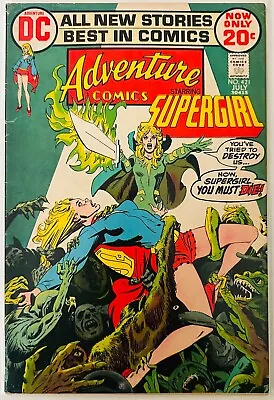 Buy DC- ADVENTURE COMICS #421 - Starring SUPERGIRL  - VF-/VF - 1972 • 12.65£